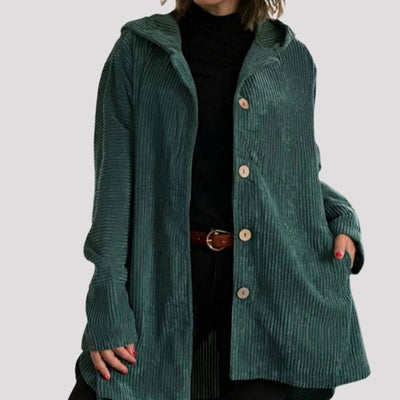🍂 Casual Corduroy Hoodie Jacket for Autumn