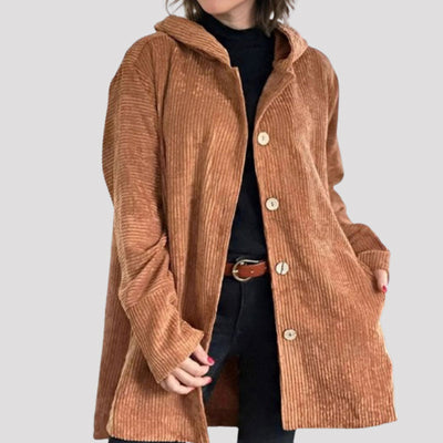 🍂 Casual Corduroy Hoodie Jacket for Autumn