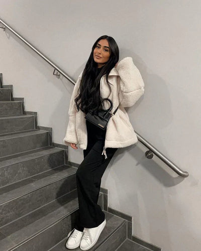KAJA – Soft Teddy Coat