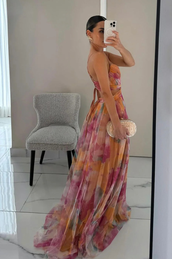 SERENA – RADIANT FLOW MAXI DRESS