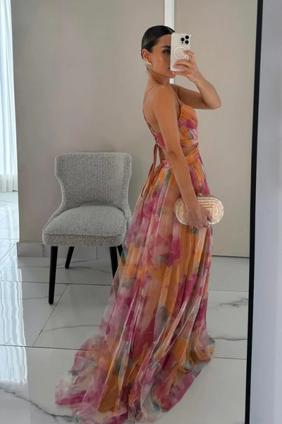 SERENA – RADIANT FLOW MAXI DRESS