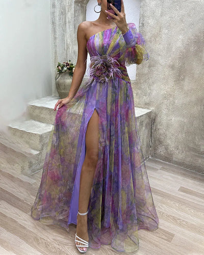 CELESTE – ELEGANT SPLIT MAXI DRESS