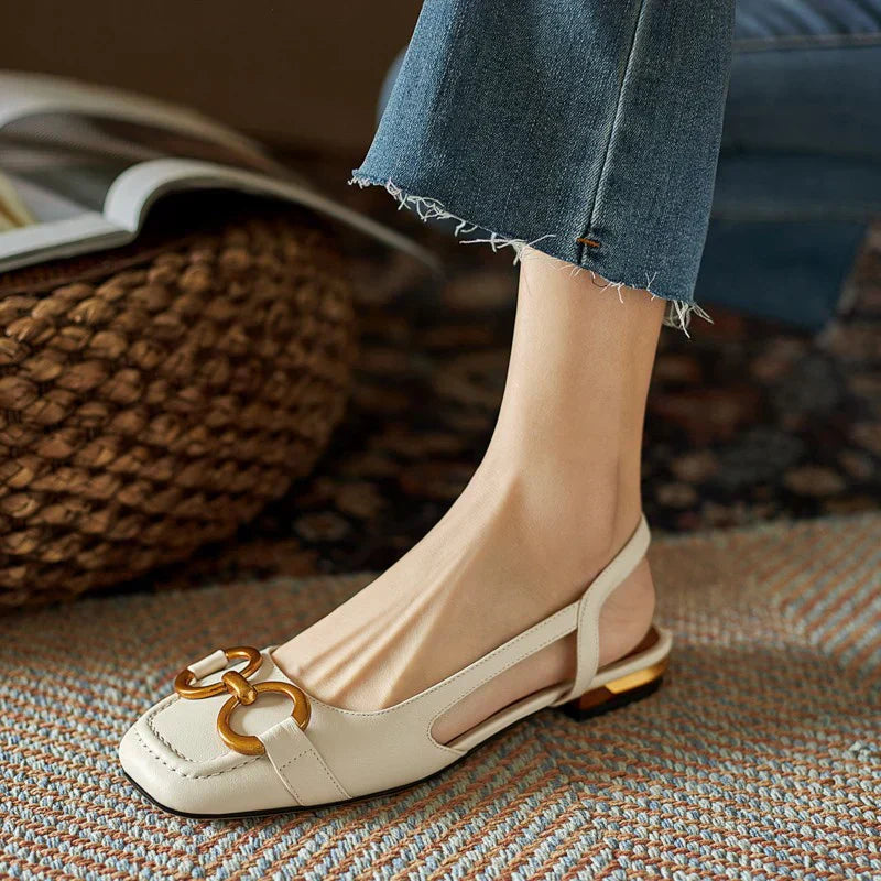 MIRELLE – ELEGANT ORTHOPEDIC SQUARE HEEL SANDALS
