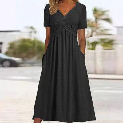 CELESTINE – SOPHISTICATED FLATTERING ELEGANCE DRESS
