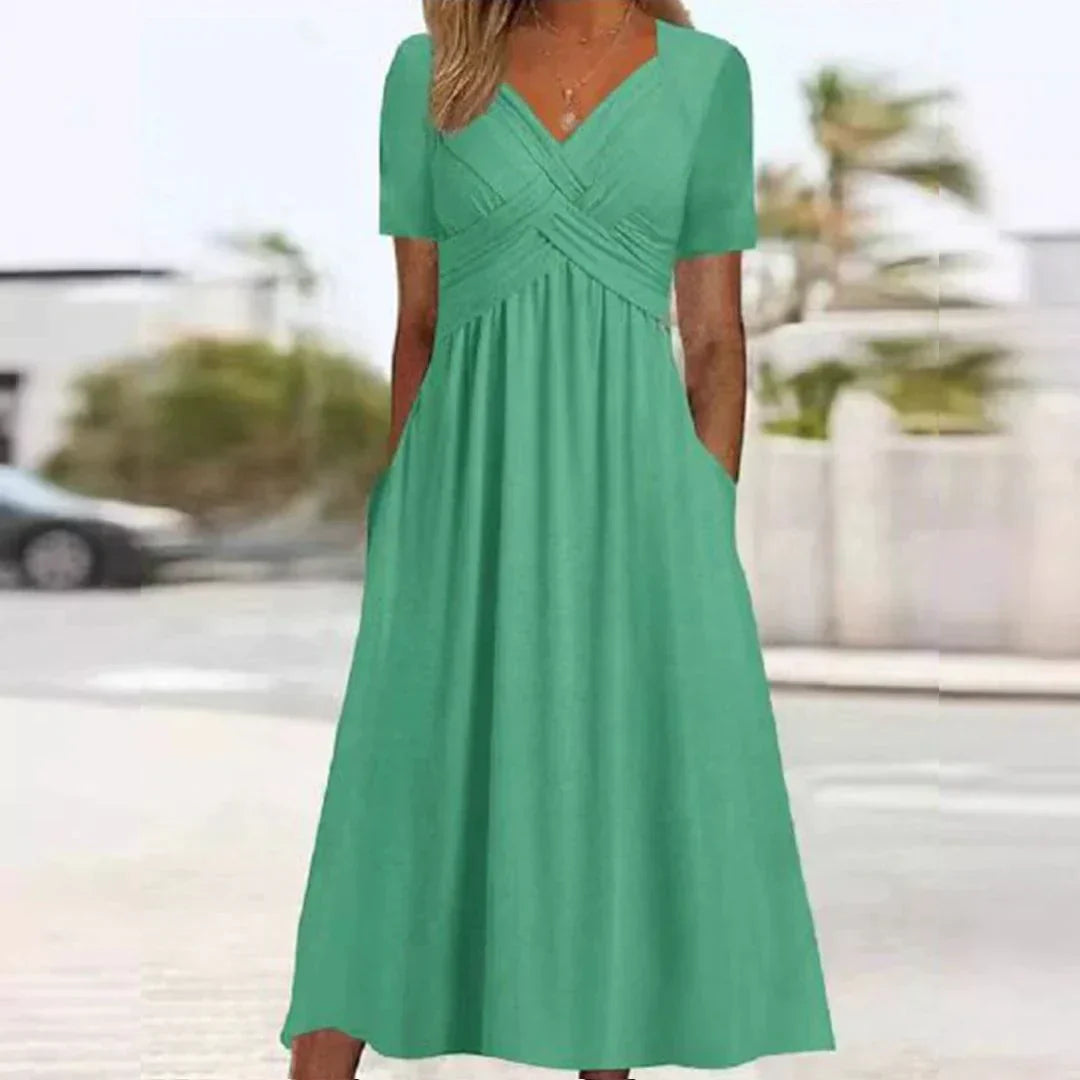 CELESTINE – SOPHISTICATED FLATTERING ELEGANCE DRESS