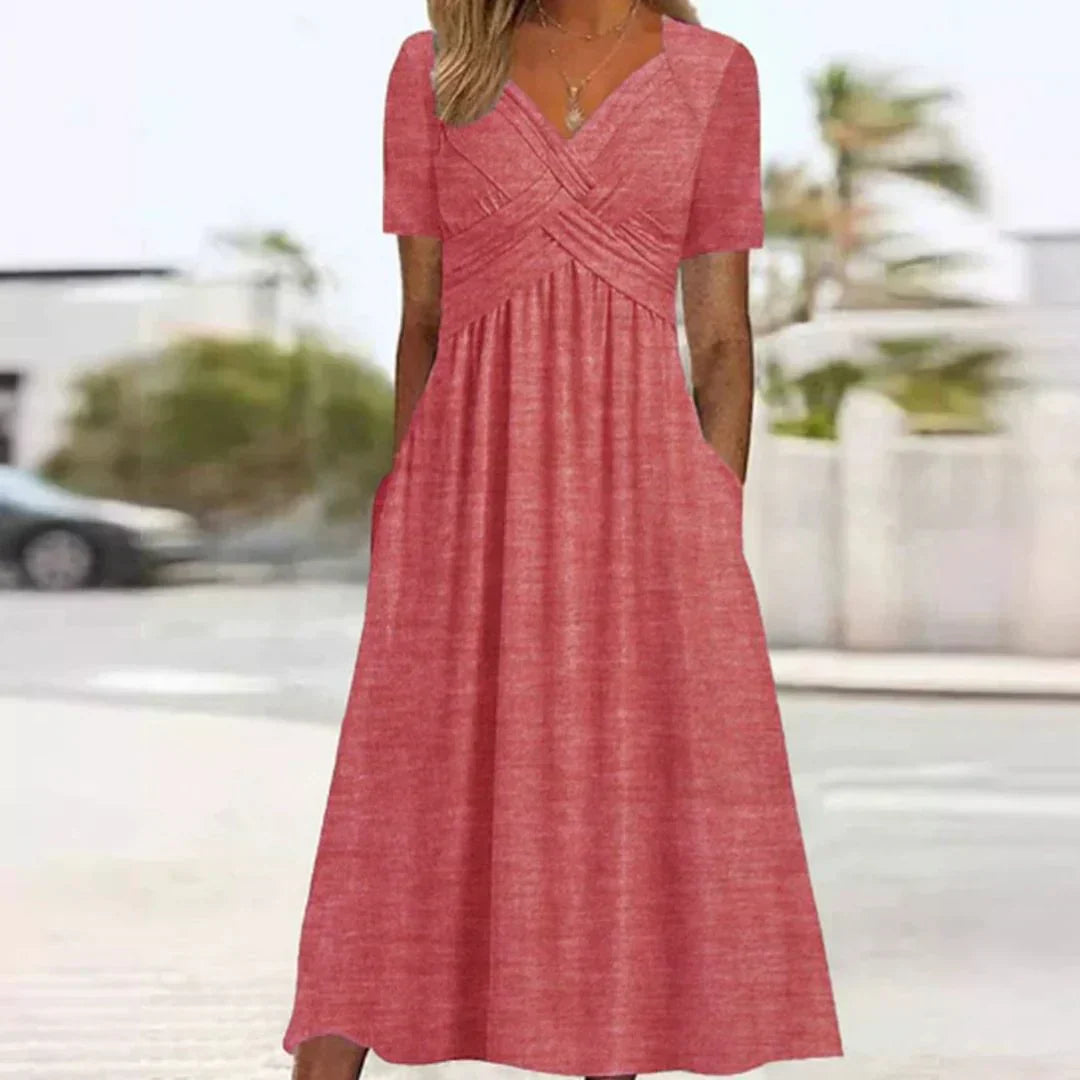 CELESTINE – SOPHISTICATED FLATTERING ELEGANCE DRESS