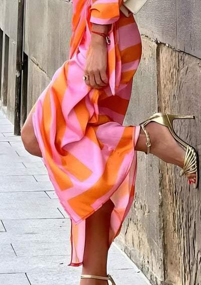 JULIETTE – ELEGANT WRAP SHIRT DRESS
