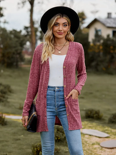 THE MARIELLE | LONGLINE KNIT CARDIGAN