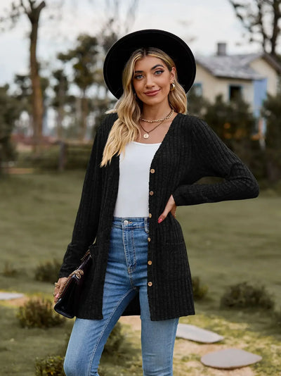 THE MARIELLE | LONGLINE KNIT CARDIGAN
