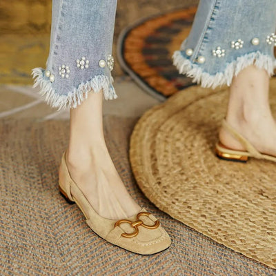 MIRELLE – ELEGANT ORTHOPEDIC SQUARE HEEL SANDALS