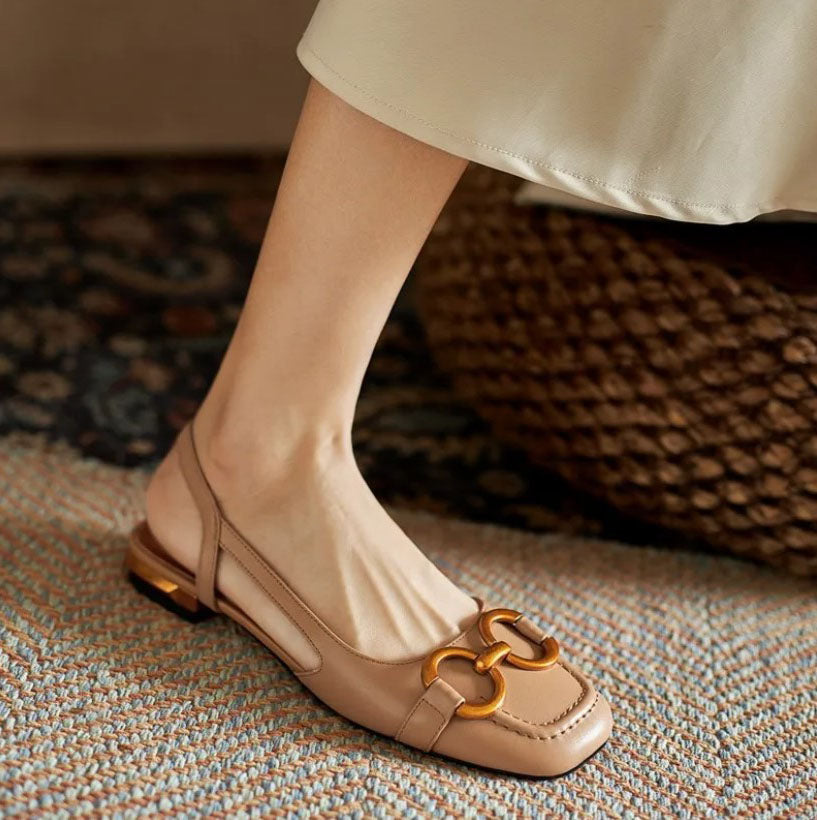 MIRELLE – ELEGANT ORTHOPEDIC SQUARE HEEL SANDALS