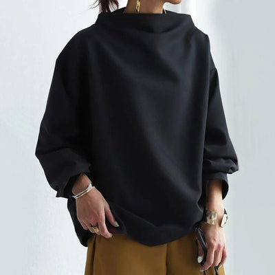Lisa | Stylish High-Neck Casual Top for Effortless Chic