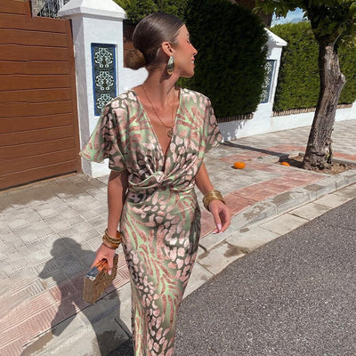 CELINA – LUXE SILK ELEGANCE DRESS