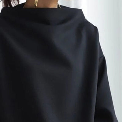 Lisa | Stylish High-Neck Casual Top for Effortless Chic