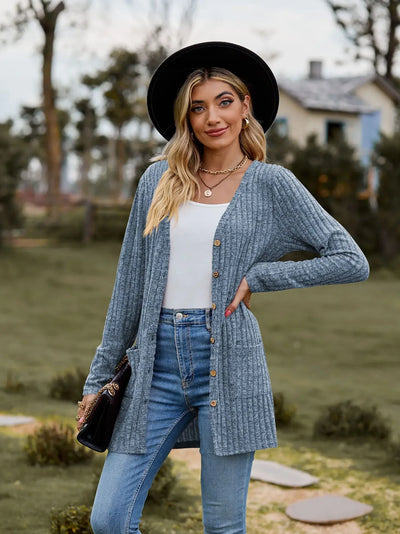 THE MARIELLE | LONGLINE KNIT CARDIGAN