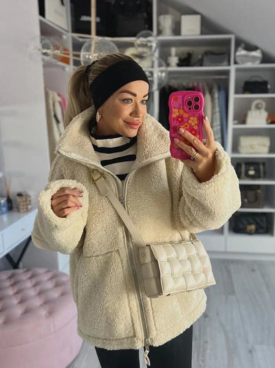 KAJA – Soft Teddy Coat