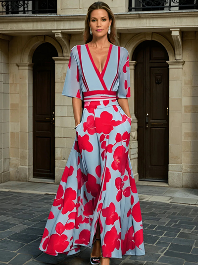 CELESTINA – MILANO-INSPIRED ELEGANT SLEEVED DRESS