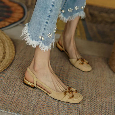 MIRELLE – ELEGANT ORTHOPEDIC SQUARE HEEL SANDALS