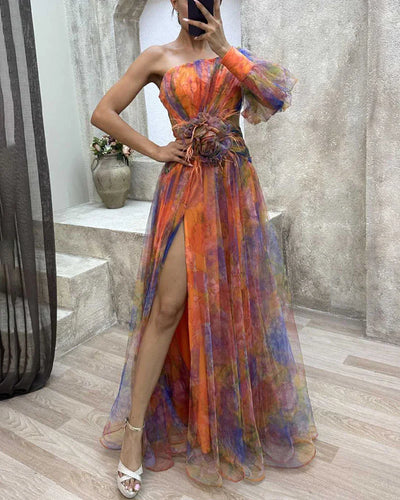 CELESTE – ELEGANT SPLIT MAXI DRESS