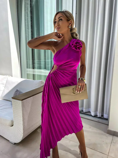 ALESSIA – ROMANTIC BLOOM MIDI DRESS
