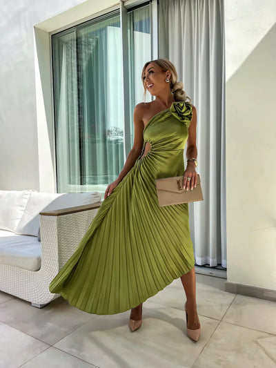 ALESSIA – ROMANTIC BLOOM MIDI DRESS