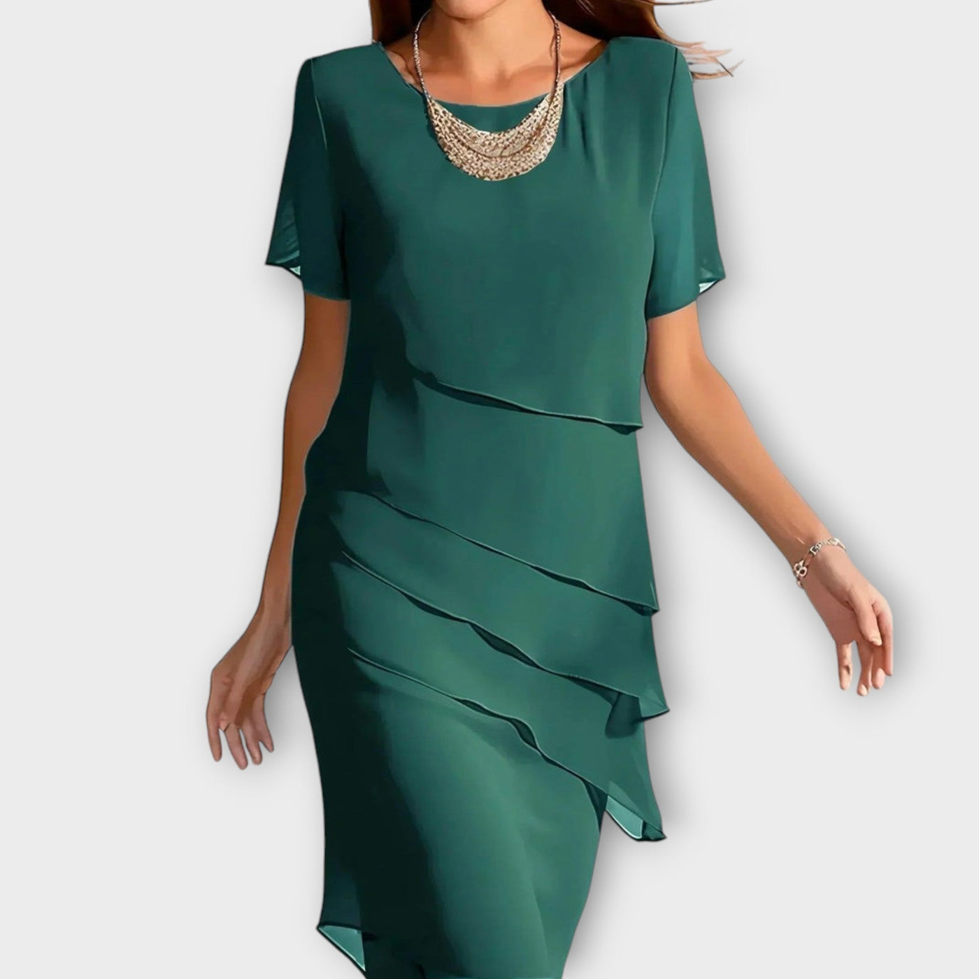Calista | Élégant Robe Camouflage pour le Ventre