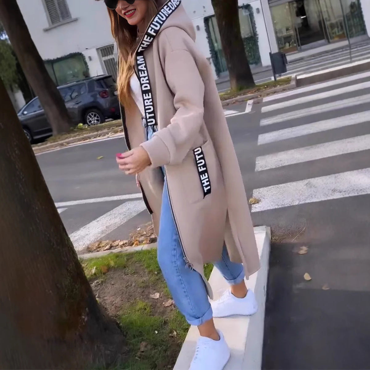 💖New Arrival Hot Sale 🔥Long, Casual, Solid Color Women's Hoodie💥Limited 59% Discount⏳