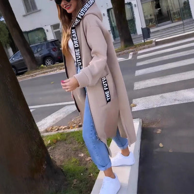 💖New Arrival Hot Sale 🔥Long, Casual, Solid Color Women's Hoodie💥Limited 59% Discount⏳