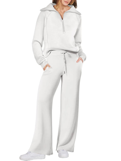 LIORA – ZIP-COLLAR LOUNGE SET